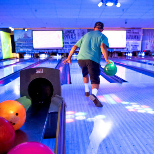 Man bowling