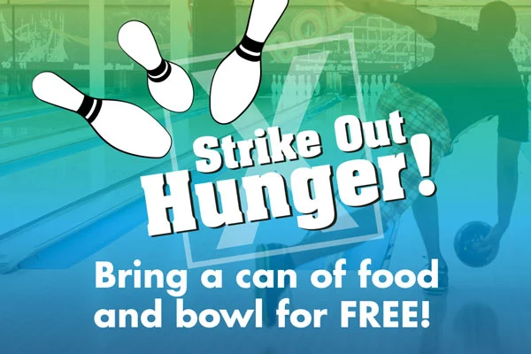 Strike Out Hunger and Bowl for Free