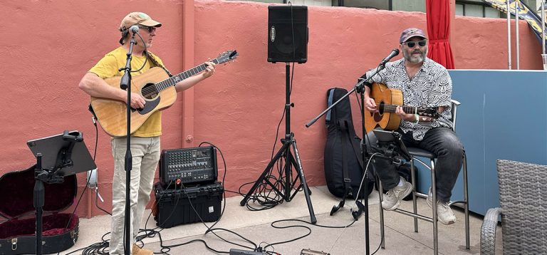 Live music on the patio
